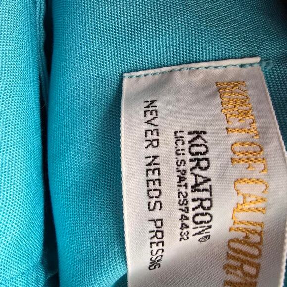 Vintage 70s Light Blue 2 Piece Leisure Suit by Koret of California - Picture 4 of 4